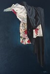 "Tutu vert", huile sur toile, 81x116cm