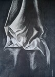 "Hommage" Triptyque, Graphite sur papier, 220x100cm